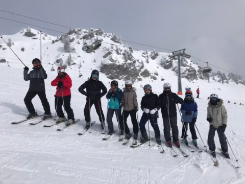 hector on skis – wie man auf den Fotos sehen kann